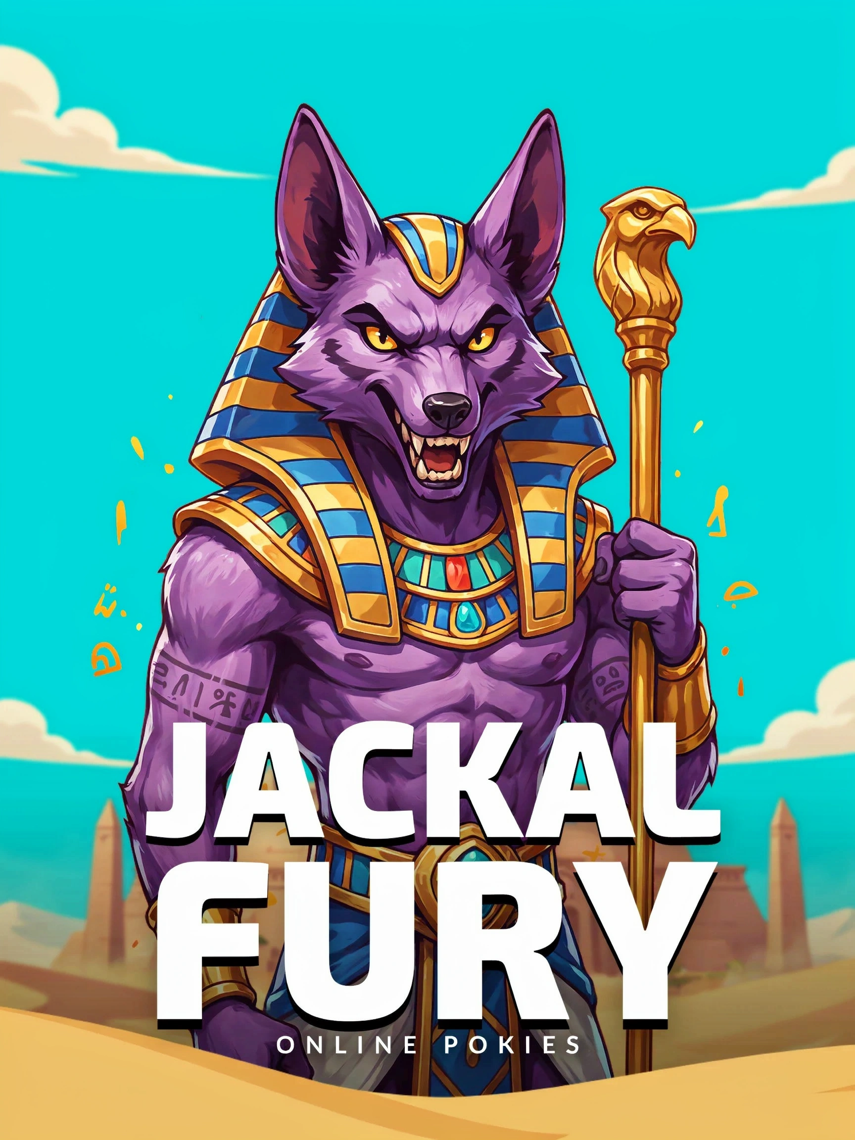 Game art for the Anubis Rage pokie