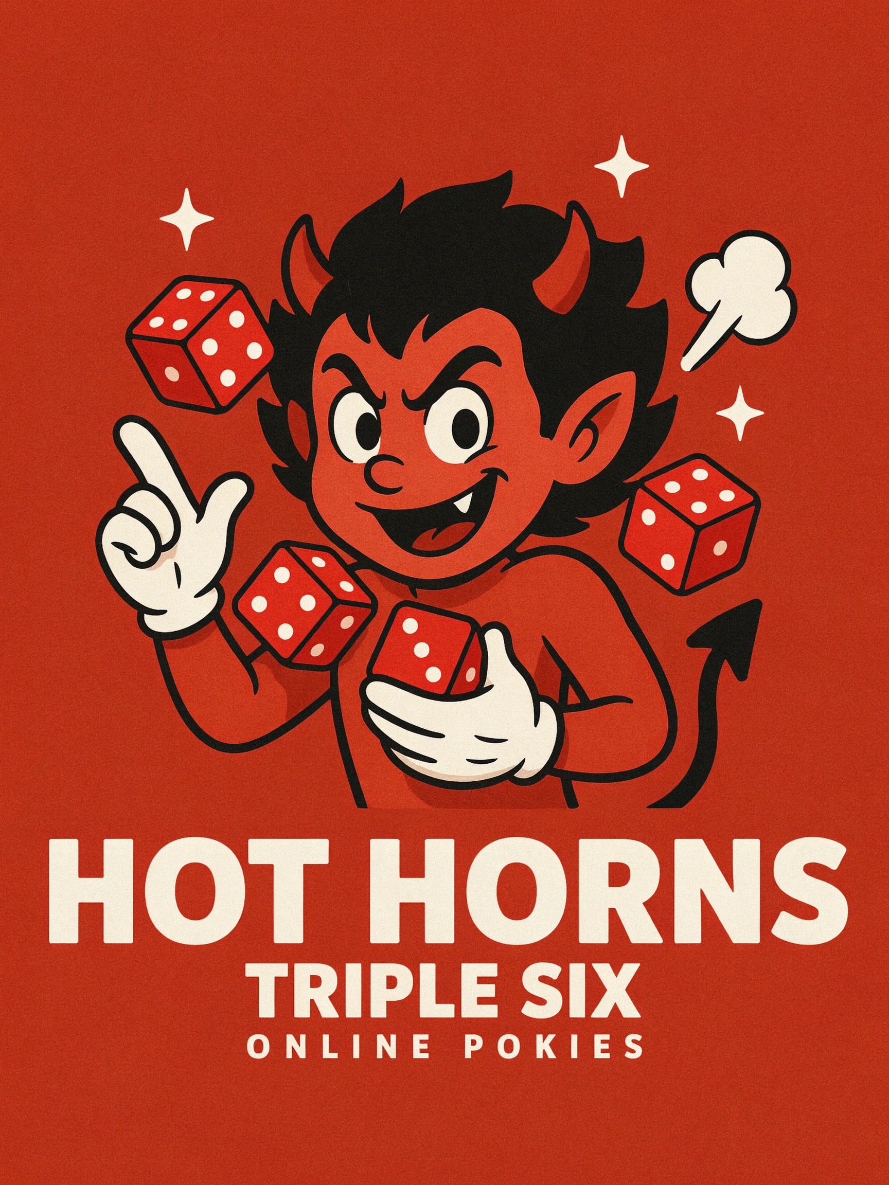 Spicy SixSixSix pokie title screen